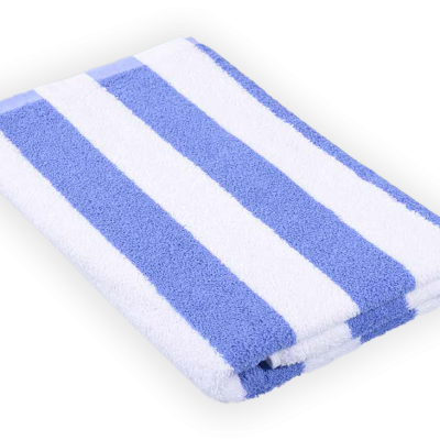 C12LBL Pool Towel Striped Blue LR